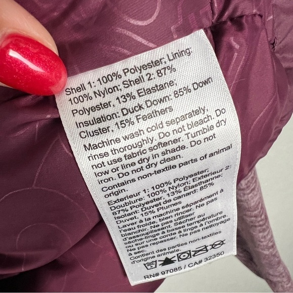 Outdoor Research Plaza Hoodie Jacket, Pinot S - Duck Down, Puffer, Purple Wine - Picture 14 of 16